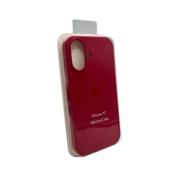 Силиконовый чехол для Apple iPhone 17 Rose Red 208-06651 фото