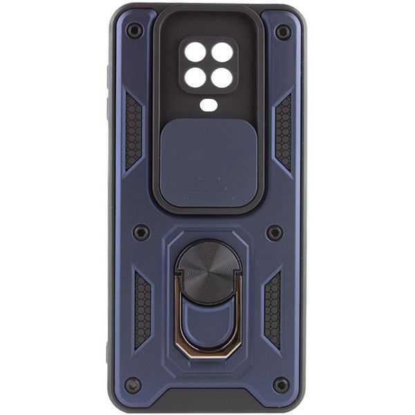 Ударопрочный чехол Camshield Serge Ring для Xiaomi Redmi Note 9s / Note 9 Pro / 9 Pro Max Blue 777-04668 фото