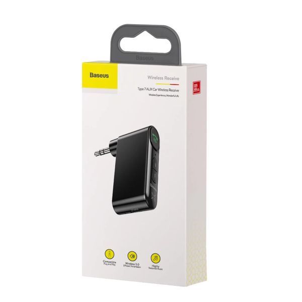 Bluetooth-ресивер Baseus BSBA-02 AUX Wireless Audio Receiver Black WXQY010001 фото