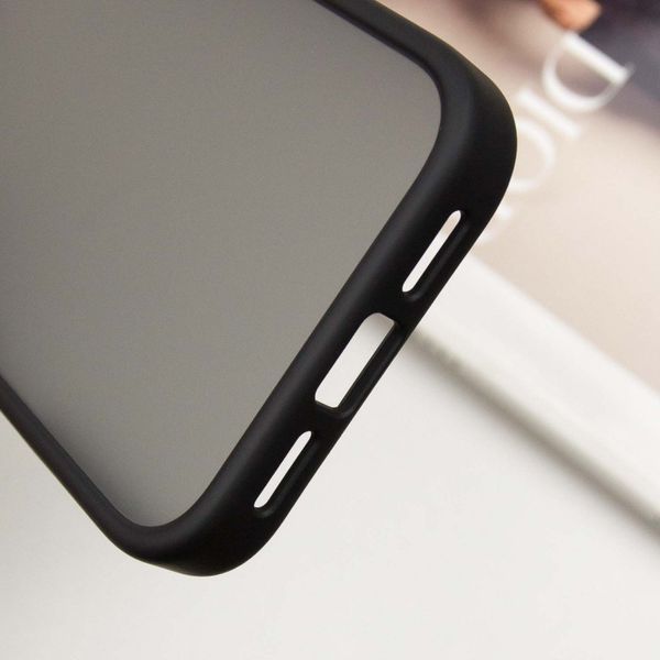 TPU+PC чохол Metal Buttons для Apple iPhone 16 (6.1") Чорний 777-08258 фото