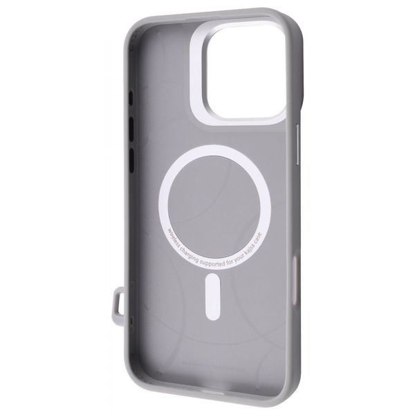 Чехол Kajsa Fluid Art with Magnetic Ring iPhone 16 Pro Max Gray 656-08201 фото
