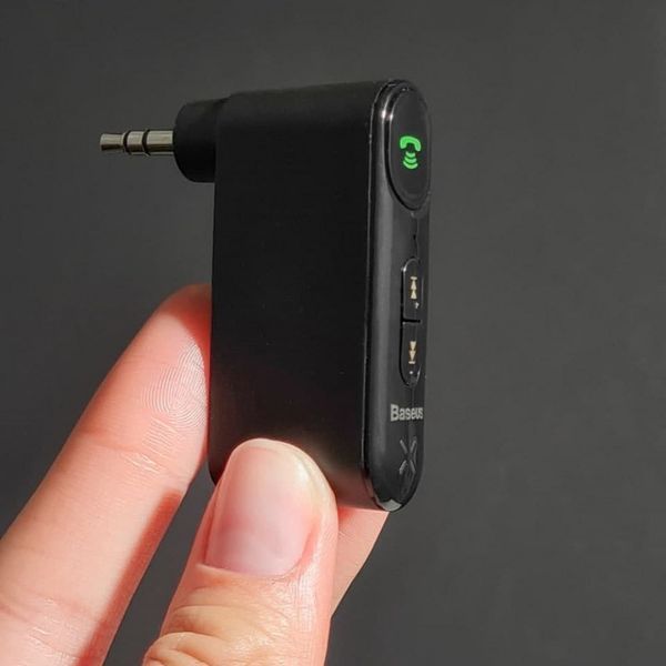 Адаптер AUX Baseus Qiyin Car Bluetooth Receiver Black WXQY010001 фото