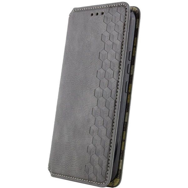 Чохол-книжка Rubic Leather для Xiaomi Redmi 13C 4G/POCO С65 Grey 666-02925 фото