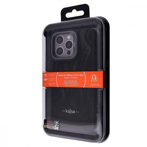 Чехол Kajsa Fluid Art with Magnetic Ring iPhone 16 Pro Max Gray 656-08201 фото