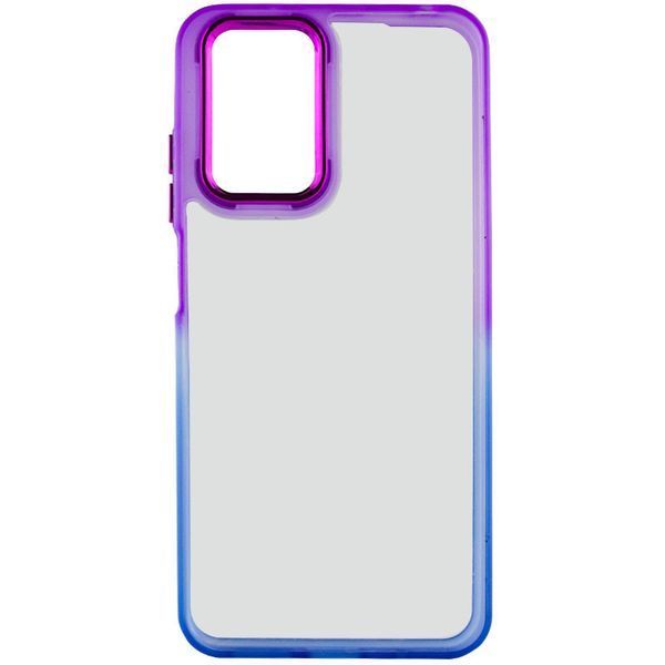 Чехол TPU+PC Fresh sip series для Realme C67 4G Синий / Фиолетовый 777-06582 фото