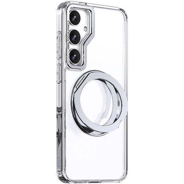Чехол TPU+PC Aura Fold для Samsung Galaxy S24 FE Transparent 555-02600 фото