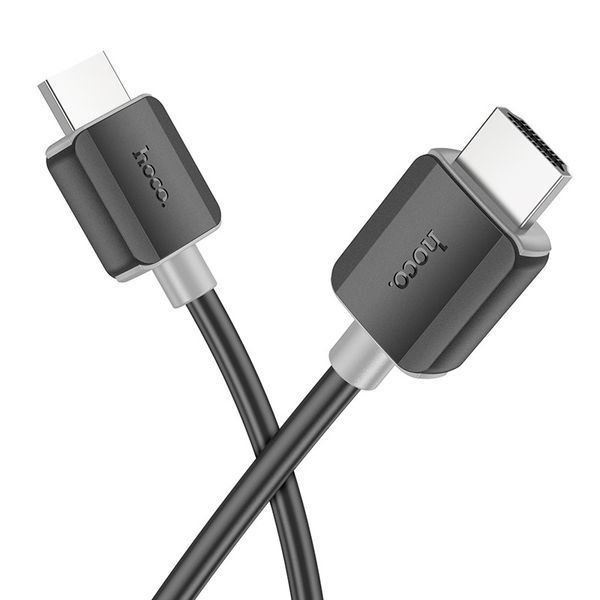 Кабель HOCO US08 HDTV 2.0 male-to-male 4K HD data cable(L=3M) Black 6931474799401 фото
