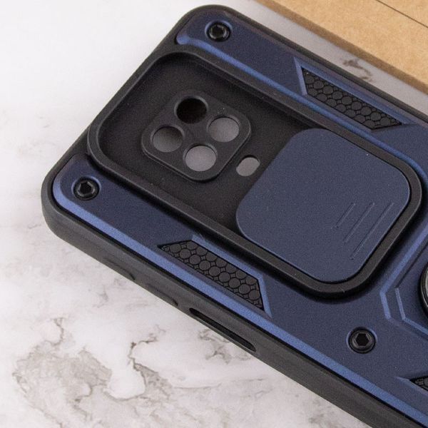 Ударопрочный чехол Camshield Serge Ring для Xiaomi Redmi Note 9s / Note 9 Pro / 9 Pro Max Blue 777-04668 фото