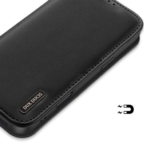 Чохол-книжка Dux Ducis Hivo для iPhone 16 Pro (6.3") Black 555-00585 фото