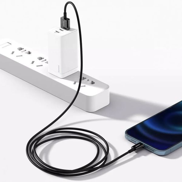 Кабель Baseus Superior Series Fast Charging Lightning 2.4A (1m) Black 209-00235 фото