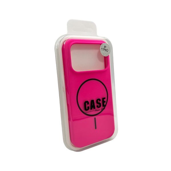 Чохол для смартфона Silicone Case Magnetic для Apple iPhone 17 Pro Shiny Pink 666-04146 фото