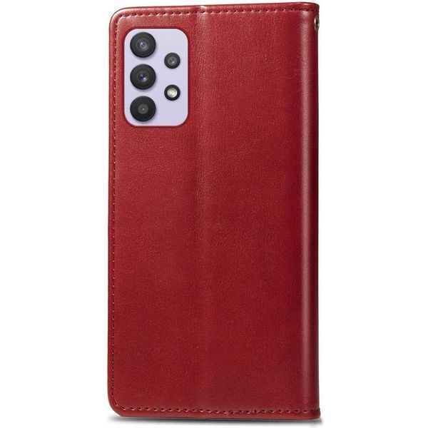 Шкіряний чохол-книжка GETMAN Gallant (PU) для Samsung Galaxy A13 4G Red 777-06482 фото