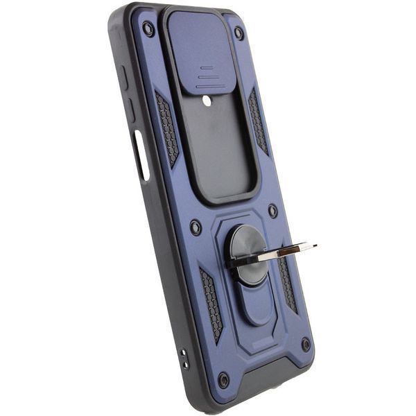 Ударопрочный чехол Camshield Serge Ring для Xiaomi Redmi Note 9s / Note 9 Pro / 9 Pro Max Blue 777-04668 фото