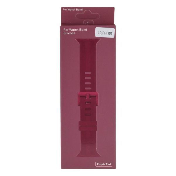 Ремінець Silicone Shine Band для Apple Watch 38/40/41 mm Purple Red 212-00825 фото
