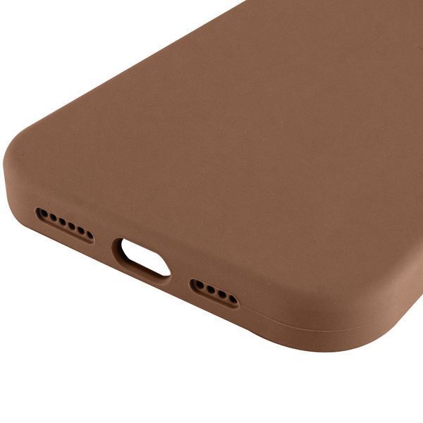 Силіконовий чохол Silk Full Protective для Apple iPhone 16 Pro (6.3") Brown 777-10113 фото