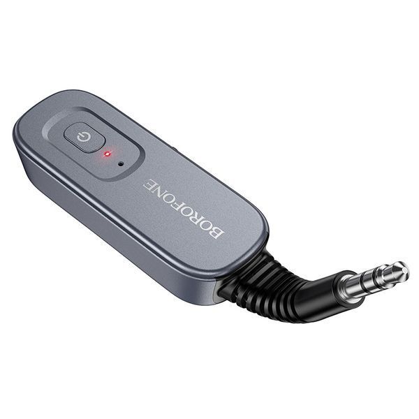 Bluetooth-ресивер BOROFONE BC51 Clear way AUX BT audio receiver/transmitter Metal Grey 6941991117305 фото