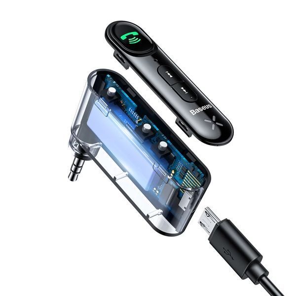 Bluetooth-ресивер Baseus BSBA-02 AUX Wireless Audio Receiver Black WXQY010001 фото