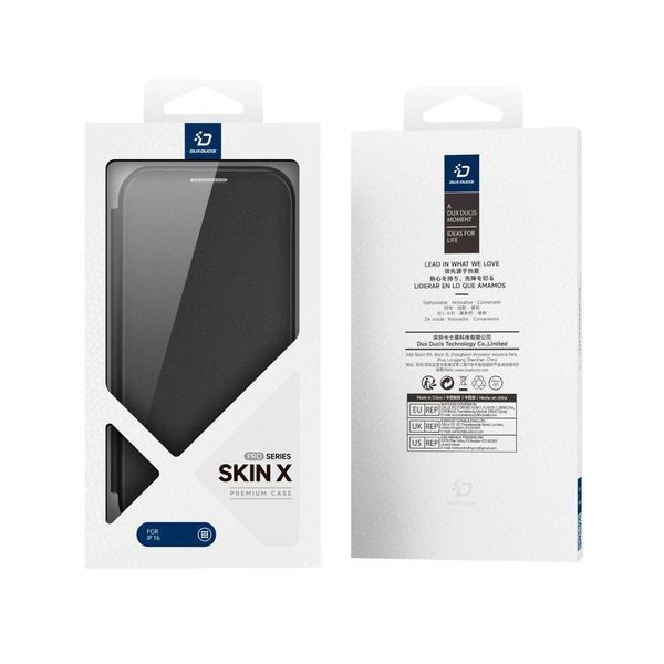 Чохол-книжка Dux Ducis Skin X Pro with MagSafe для iPhone 16 Pure Blue 757-00515 фото