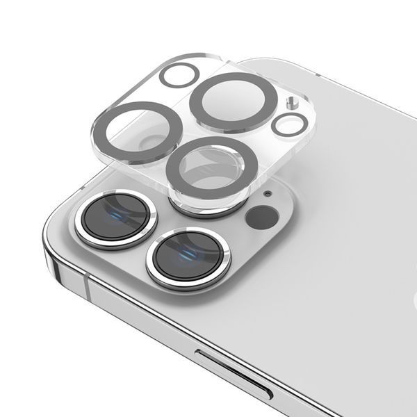 Защитное стекло на камеру Hoco 3D all-inclusive night shooting circle lens для iPhone 12 Pro Max 204-00284 фото