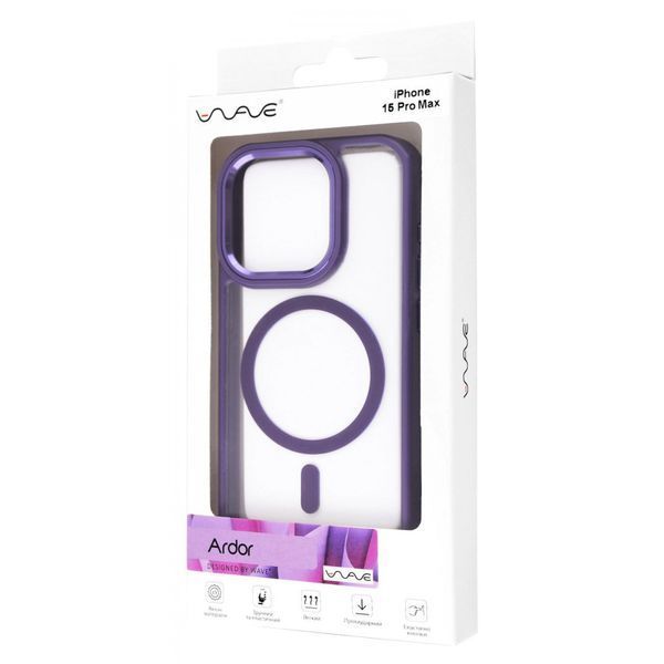Чехол WAVE Ardor Case with Magnetic Ring для iPhone 15 Pro Max Black 656-05497 фото