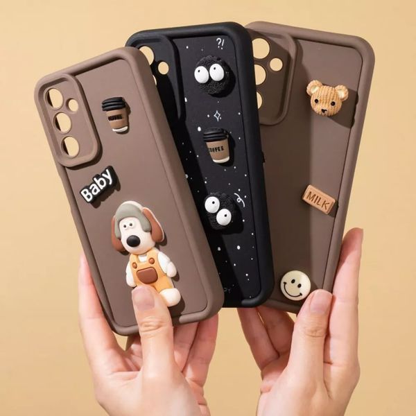 Чехол Pretty Things Case для Samsung Galaxy A06 Brown/Bear 777-02113 фото