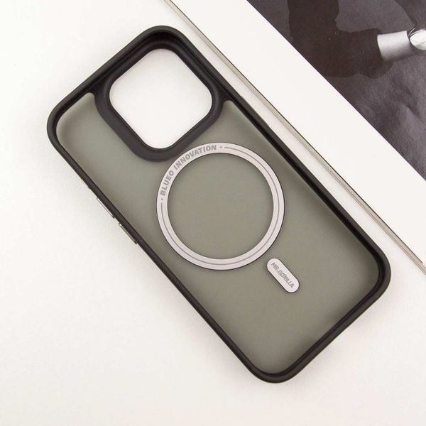TPU+PC чохол Blueo Skin Friendly Frosted with MagSafe для Apple iPhone 14 Pro (6.1") Black 777-07910 фото