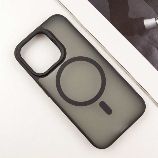TPU+PC чохол Blueo Skin Friendly Frosted with MagSafe для Apple iPhone 14 Pro (6.1") Black 777-07910 фото