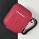Силіконовий чохол із карабіном для навушників AirPods Pro Amaranth 203-00501 фото 1