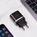 Мережевий зарядний пристрій HOCO C12Q Smart QC3.0 charger 18W Black 6931474716255 фото 5