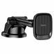 Держатель для мобильного HOCO CA116 Blue Shark center console magnetic car holder Black Metal Gray 656-00476 фото 2