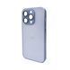 Чохол для смартфона AG Glass Matt Frame Color для iPhone 14 Pro Sierra Blue 666-00620 фото 1