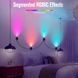 Настінна LED лампа RGB Intelligent wall lamp 4 pcs with Bluetooth European plug with app Black 656-03691 фото 5
