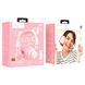 Наушники HOCO W36 Cat ear headphones with mic Pink 656-01040 фото 4