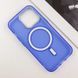 Чехол TPU+PC Lily with MagSafe для Apple iPhone 13 Pro Max (6.7") Blue 214-03610 фото 4