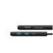USB-хаб Baseus Lite Series 6-Port Type-C HUB Docking Station (Type-C to HDMI+USB3.0*2+Type-C Data+SD/TF) Black WKQX050001 фото 3