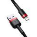 Кабель Baseus Cafule Cable USB For Lightning 1.5A 2m Red+Black CALKLF-C19 фото 6