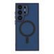 Чохол TPU+PC Magnetic Matte Camera Lens with Magsafe для Samsung Galaxy S24 5G (S921) Dark Blue
