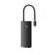 USB-хаб Baseus Lite Series 6-Port Type-C HUB Docking Station (Type-C to HDMI+USB3.0*2+Type-C Data+SD/TF) Black WKQX050001 фото 1