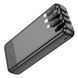 Power Bank Hoco J114A Charger 20000mAh 2A (with cable Lightning, Micro, Type-C) Black 216-00150 фото 4