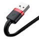 Кабель Baseus Cafule Cable USB For Lightning 1.5A 2m Red+Black CALKLF-C19 фото 9