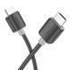 Кабель HOCO US08 HDTV 2.0 male-to-male 4K HD data cable(L=3M) Black 6931474799401 фото 2