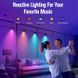 Настінна LED лампа RGB Intelligent wall lamp 4 pcs with Bluetooth European plug with app Black 656-03691 фото 2