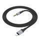 Аудиокабель HOCO UPA26 iP to 3.5mm male, nylon braid, 1m, Black 6942007608817 фото 7