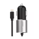Автомобильное зарядное устройство Denmen DZ11L + кабель Lightning USB QC 3.0 18W Черный 209-00090 фото 1