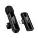 Беспроводная микрофонная система HOCO L20 Fair (Lightning) Black 6942007655484 фото 4