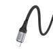Аудиокабель HOCO UPA26 iP to 3.5mm male, nylon braid, 1m, Black 6942007608817 фото 6