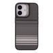 Чохол Kajsa Resort Collection Gradient Stripe with MagSafe для iPhone 17 Black 2020000507581 фото 1