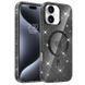 Чехол TPU Eclipse Sparkle (MagFit) для Apple iPhone 16 (6.1") Black 214-03767 фото 1