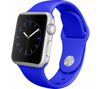 Силіконовий ремінець для Apple Watch 42/44/45/49 мм Shiny Blue 212-00682 фото