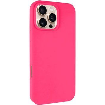 Силіконовий чохол Silk Full Protective для Apple iPhone 16 Pro (6.3") Barbie pink 777-10114 фото